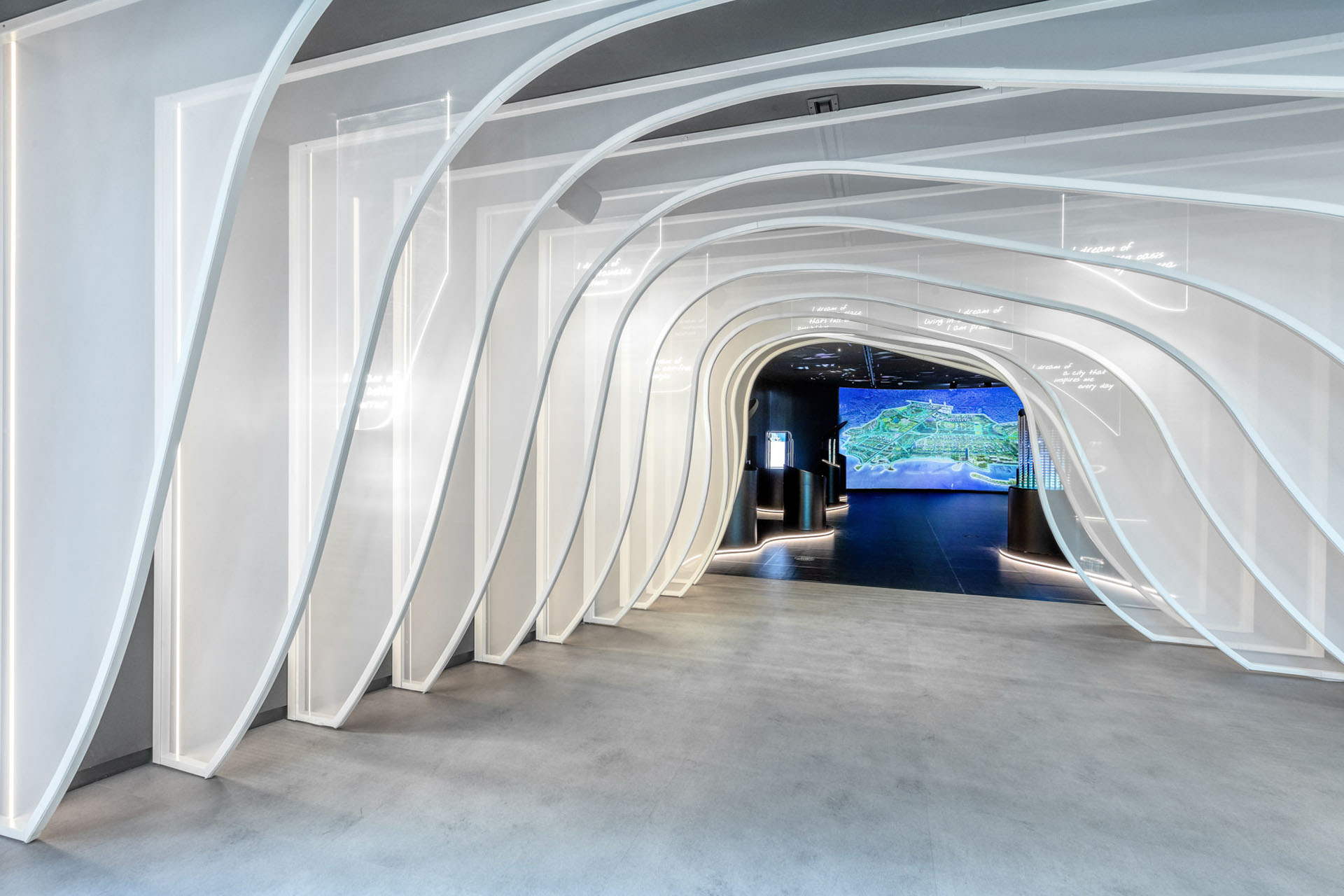 Entrance of the living the future space